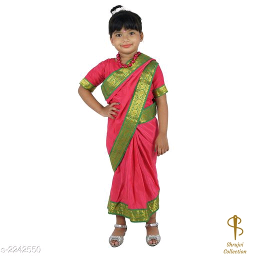 Kid's Girl's Sarees